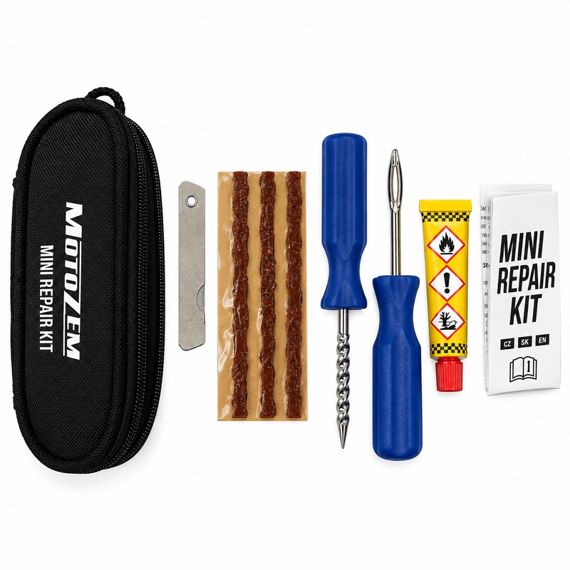 Mini remonto rinkinys MotoZem, juodas