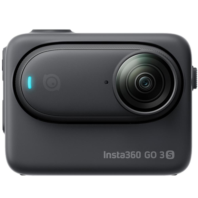 „Insta360 GO 3S“ motociklo veiksmo kamera, nešiojama šalme, juoda