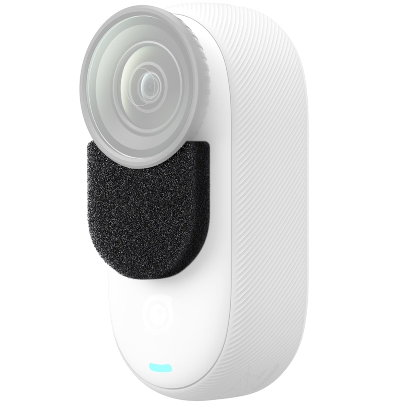 Mikrofono apsauginiai stiklai nuo vėjo Insta360 GO 3/GO 3S, juodi, 4 vnt.