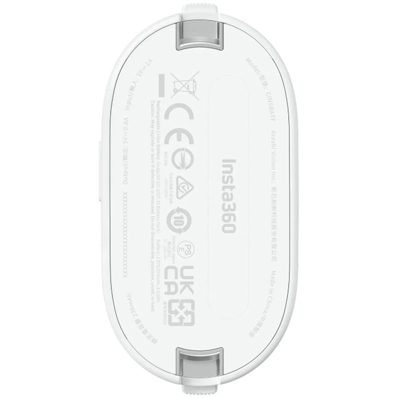 „Insta360“ GO 3/GO 3S akumuliatorių blokas, juodas