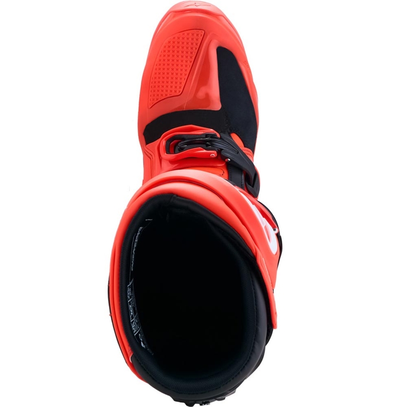 Alpinestars TECH 7 Enduro motociklo batai, fluorescenciniai, raudoni-juodi