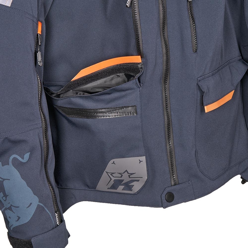 Motokroso striukė KINI Red Bull EXC 2.0 antracito-smėlinė