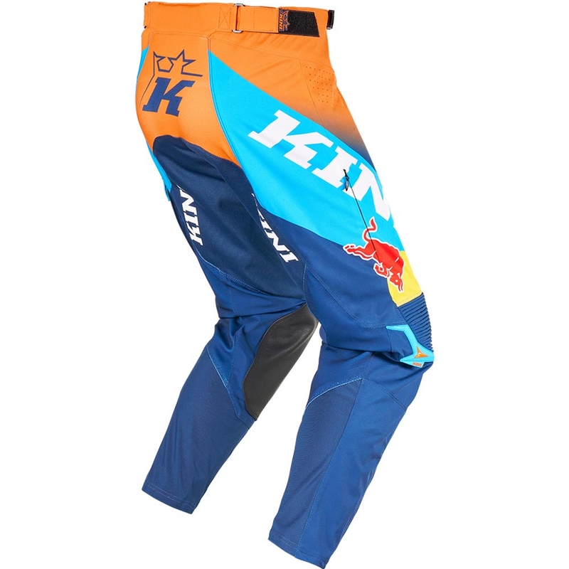 KINI Red Bull 1.0 Rallye motokroso kelnės mėlynai oranžinės