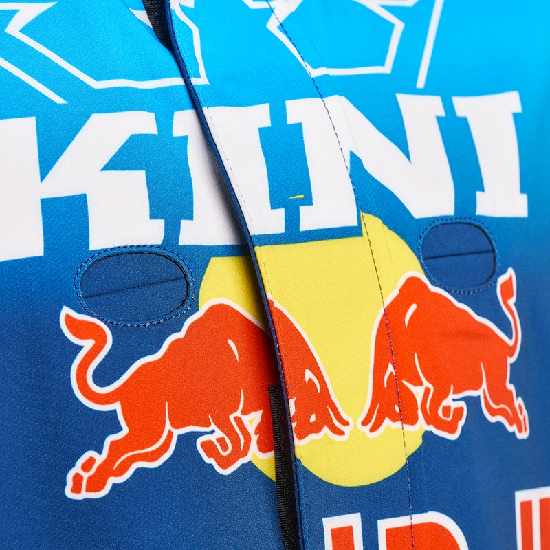 Motokroso striukė KINI Red Bull 1.0 Rallye mėlynai oranžinė