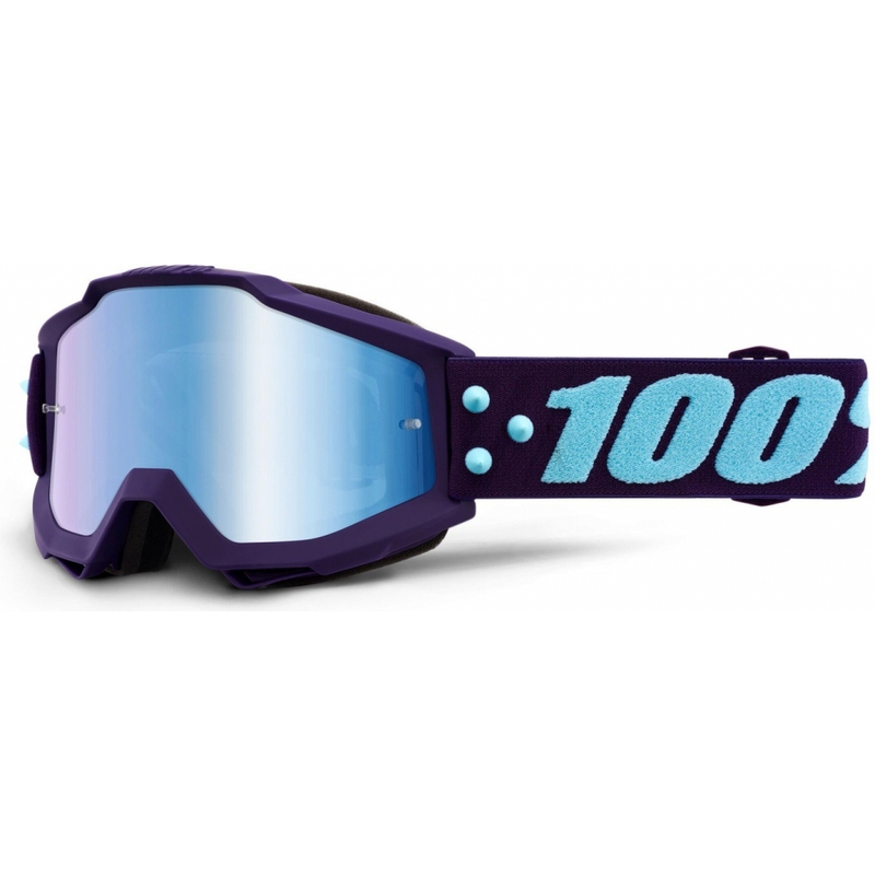 Motokrosové brýle 100% Accuri MANEUVER (modré zrcadlové plexi) výprodej