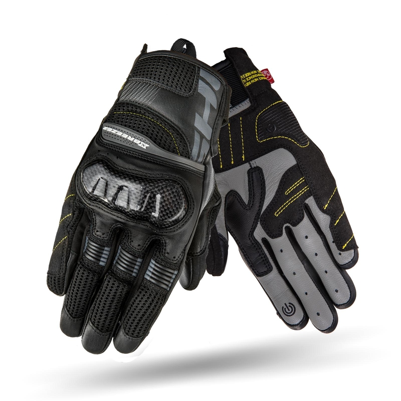 "Shima X-Breeze 2" motociklininko pirštinės juodos spalvos