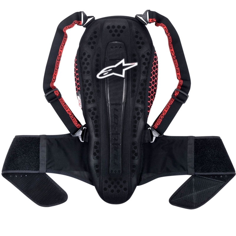 "Alpinestars Nucleon KR-2" juodai raudona stuburo apsauga