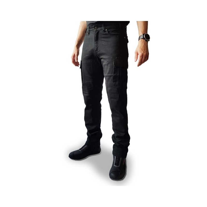 Ozone Shadow II Black Motociklininko džinsai išpardavimas