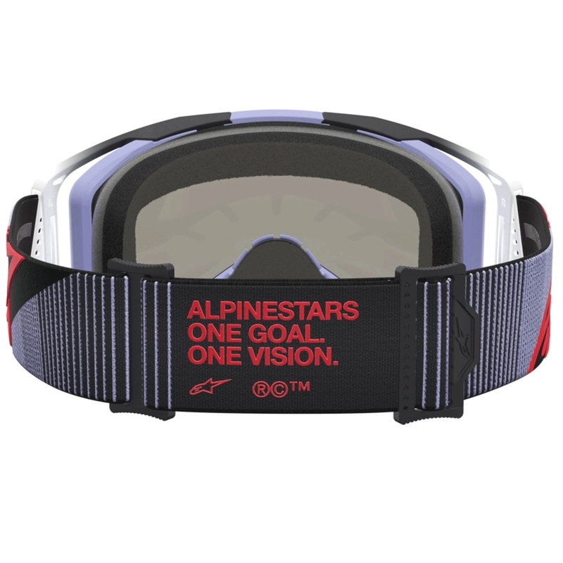 „Alpinestars Vision 8 Maven“ motokroso akiniai, levandų-juodi