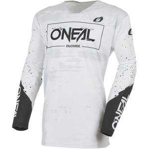 O'Neal Mayhem Paint motokroso marškinėliai balti-juodi