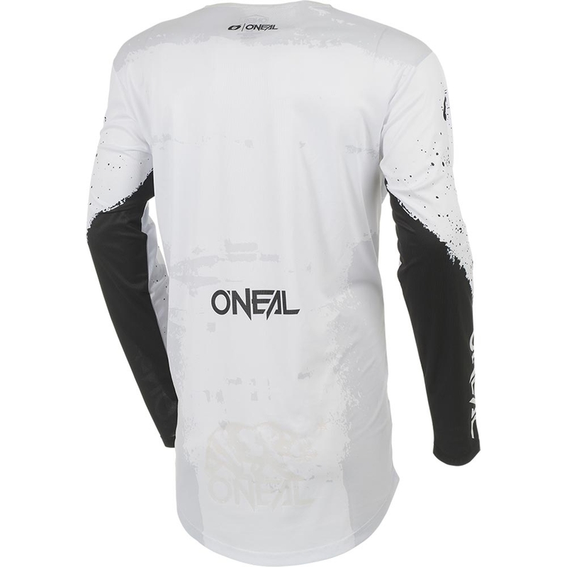 O'Neal Mayhem Paint motokroso marškinėliai balti-juodi