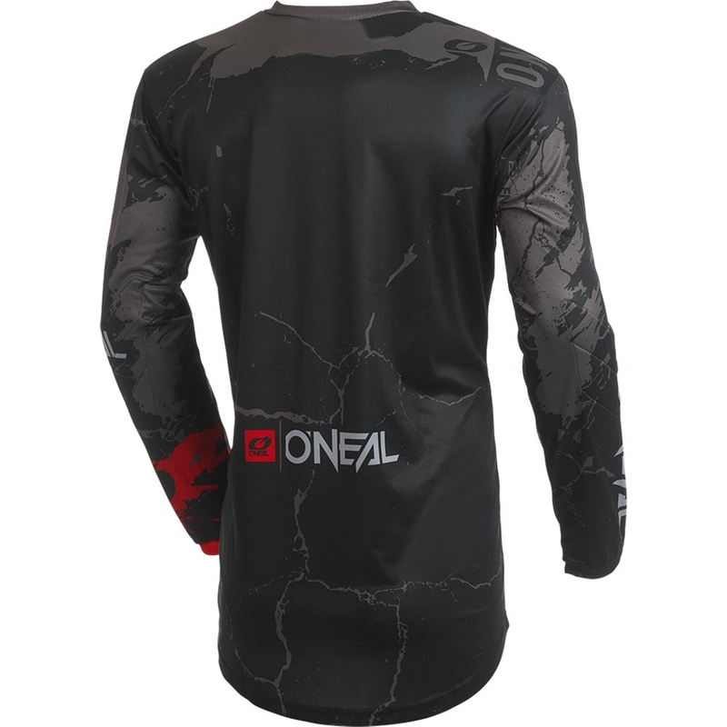 O'Neal Element Acid motokroso marškinėliai juodi-pilki