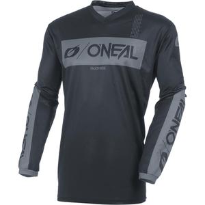 O'Neal Element Racewear motokroso marškinėliai juodi-pilki