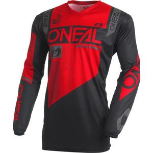 O'Neal Element Factor motokroso marškinėliai juodi-raudoni