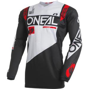 O'Neal Element Factor motokroso marškinėliai juodi-balti