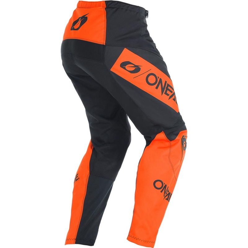 O'Neal Element Racewear kroso kelnės juodos-oranžinės