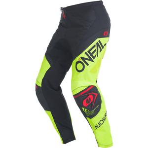 O'Neal Element Factor motokroso kelnės juodos-neoninės geltonos