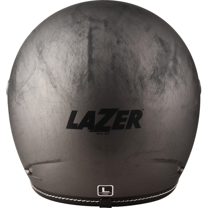 Integruotas motociklininko šalmas Lazer Oroshi Cafe Racer juodai rudas išpardavimas
