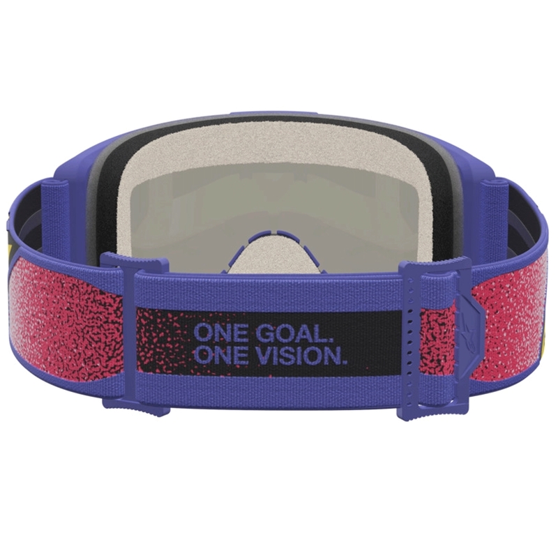 Alpinestars Vision 5 Drag motokroso akiniai raudoni-violetiniai