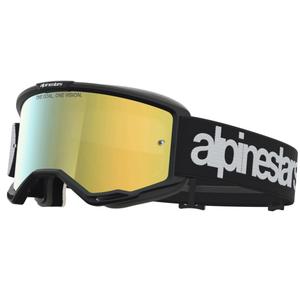 Alpinestars Vision 5 Hone motokroso akiniai juodi-balti