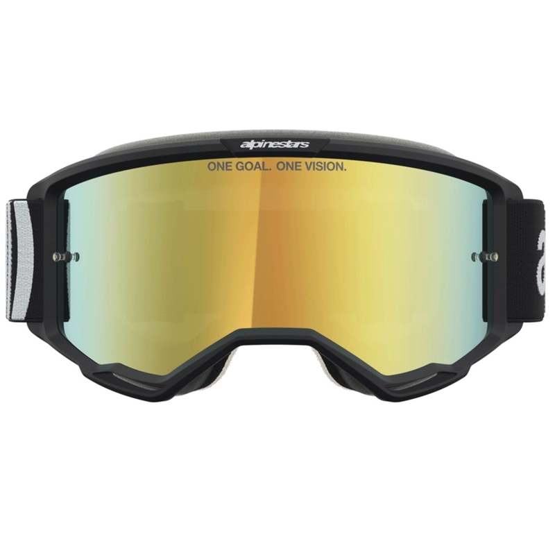 Alpinestars Vision 5 Hone motokroso akiniai juodi-balti