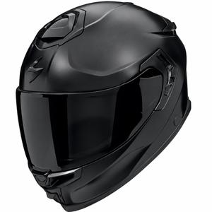 Scorpion EXO-GT SP Air Solid uždaras motociklo šalmas, matinės perlinės juodos-juodos spalvos