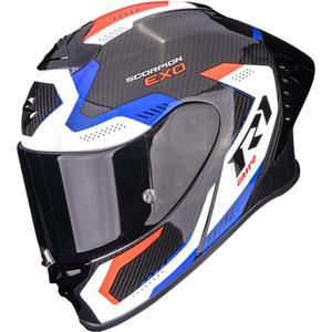 Scorpion EXO-R1 EVO II Air Propel uždaras motociklo šalmas, juodas-baltas-raudonas