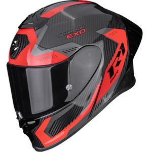 Scorpion EXO-R1 EVO II Air Propel uždaras motociklo šalmas, juodas-raudonas