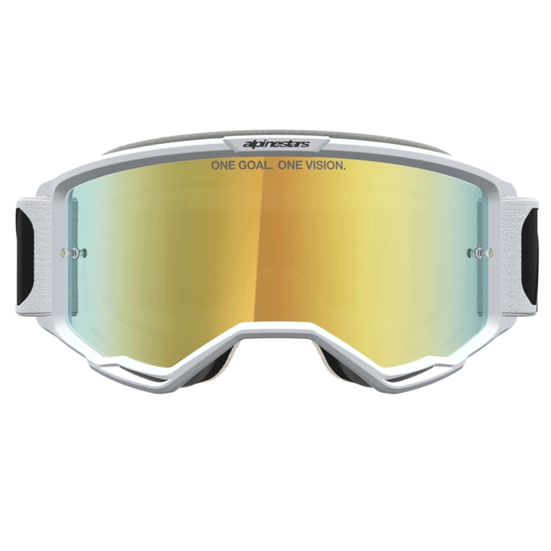 Alpinestars Vision 5 Rora motokroso akiniai juodi-balti