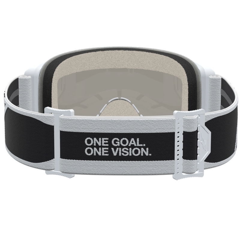Alpinestars Vision 5 Rora motokroso akiniai juodi-balti