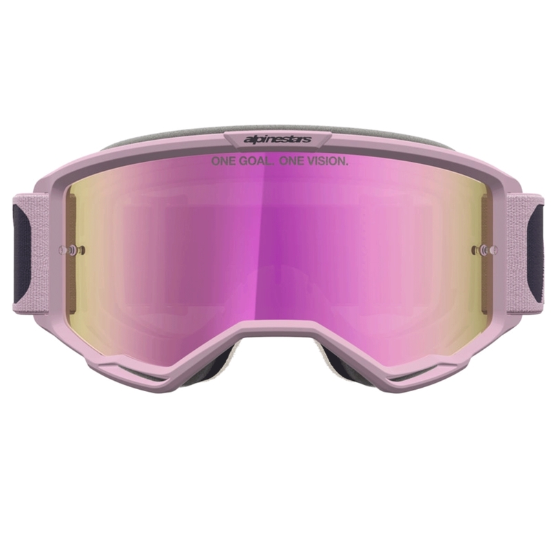 Alpinestars Vision 5 Rora motokroso akiniai tamsiai pilki-rožiniai