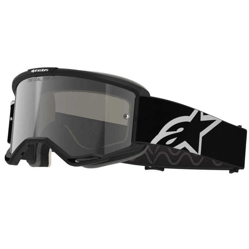 Alpinestars Vision 5 Corp 2 motokroso akiniai juodi-balti