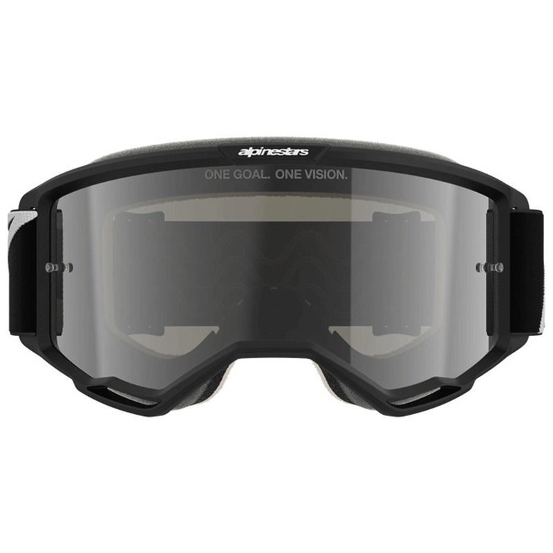 Alpinestars Vision 5 Corp 2 motokroso akiniai juodi-balti