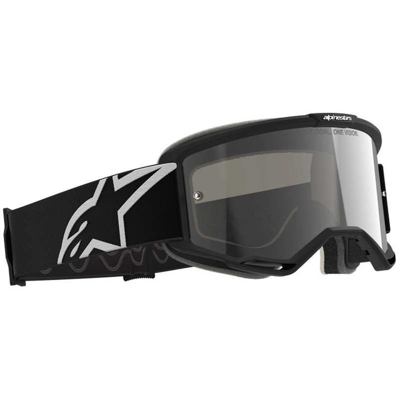 Alpinestars Vision 5 Corp 2 motokroso akiniai juodi-balti