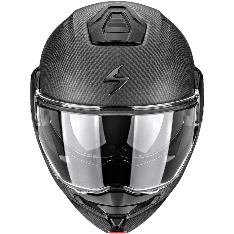 Scorpion EXO-TECH II Carbon Solid atlenkiamas motociklo šalmas, matinės juodos spalvos