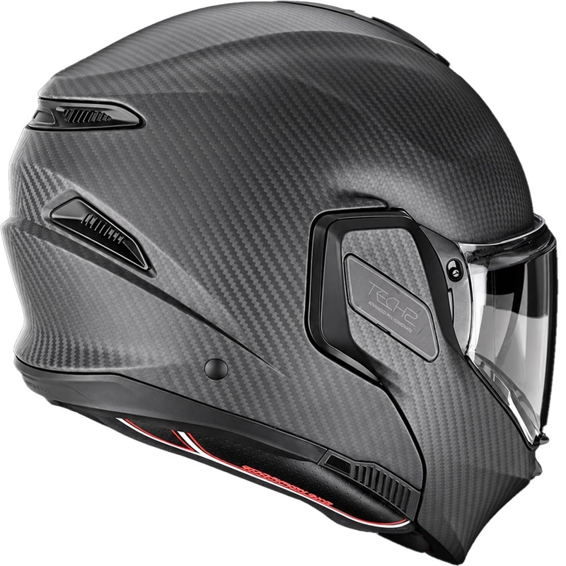 Scorpion EXO-TECH II Carbon Solid atlenkiamas motociklo šalmas, matinės juodos spalvos