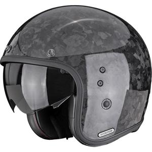 Scorpion Belfast II Carbon Onyx atviras motociklo šalmas, juodas