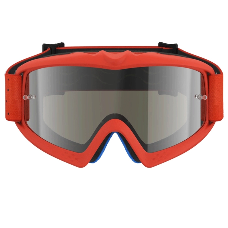 „Alpinestars Vision Youth Vesta“ oranžinės-sidabrinės spalvos vaikiški motokroso akiniai