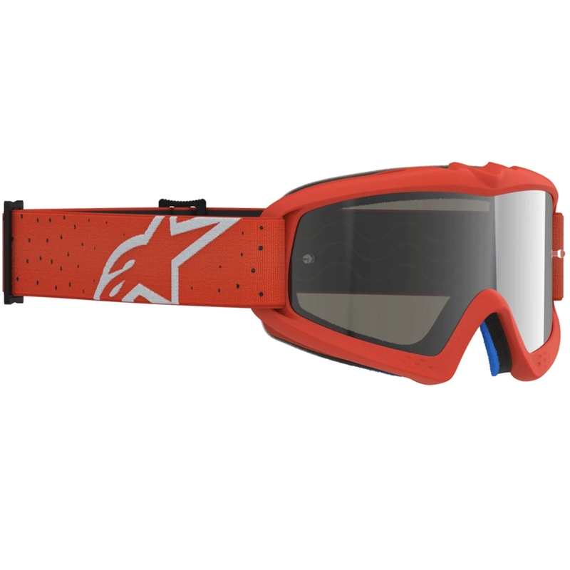 „Alpinestars Vision Youth Vesta“ oranžinės-sidabrinės spalvos vaikiški motokroso akiniai