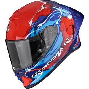 Scorpion EXO-R1 EVO II Air Thrust uždaras motociklo šalmas, raudonai mėlynas