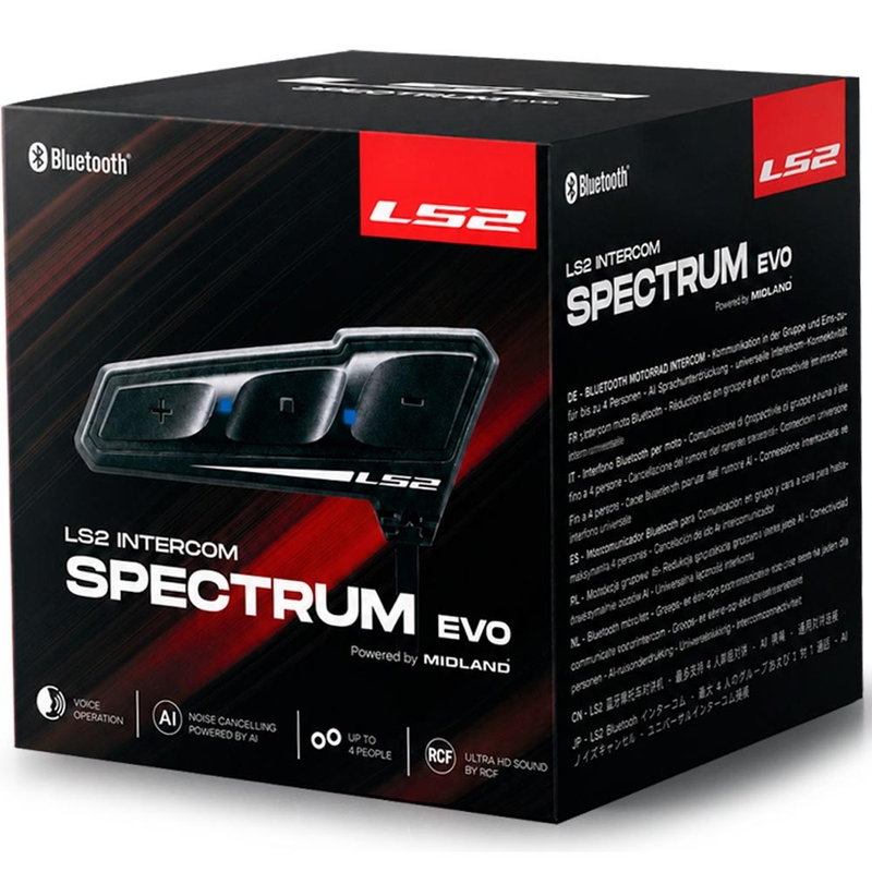 „Bluetooth“ domofonas LS2 Spectrum EVO, juodas