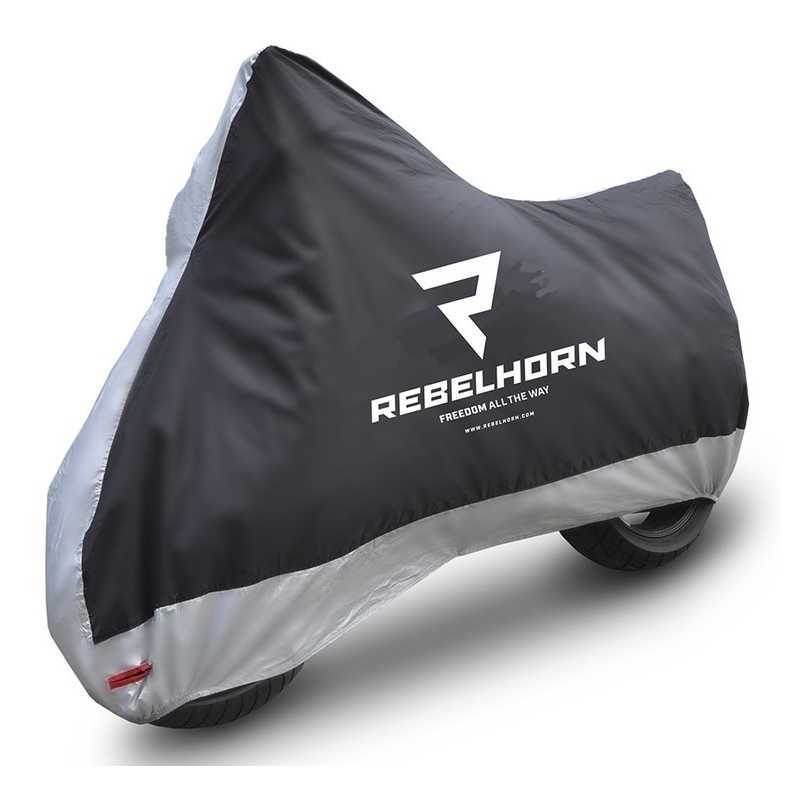 Motociklų tentas Rebelhorn Cover II black-silver