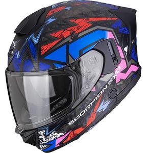 Scorpion EXO-530 Air Meteor motociklo šalmas, matinė juoda-rožinė