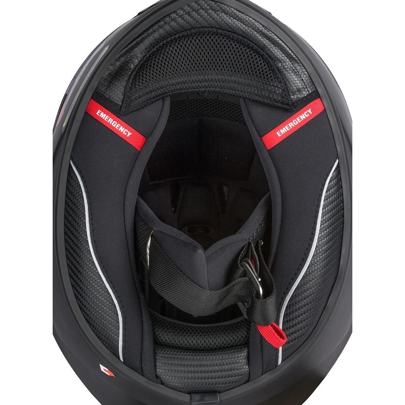 Integrální přilba na motorku Scorpion Exo-1400 Air Carbon červená