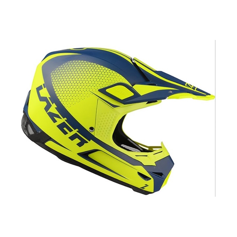 Motokrosová přilba Lazer X9 Sprocket modro-fluo žlutá