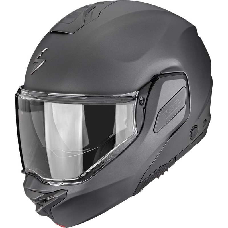 Scorpion EXO-TECH II Solid atlenkiamas motociklo šalmas matinės antracito spalvos