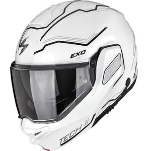 Scorpion EXO-TECH II Dash atlenkiamas motociklo šalmas baltas-sidabrinis-juodas