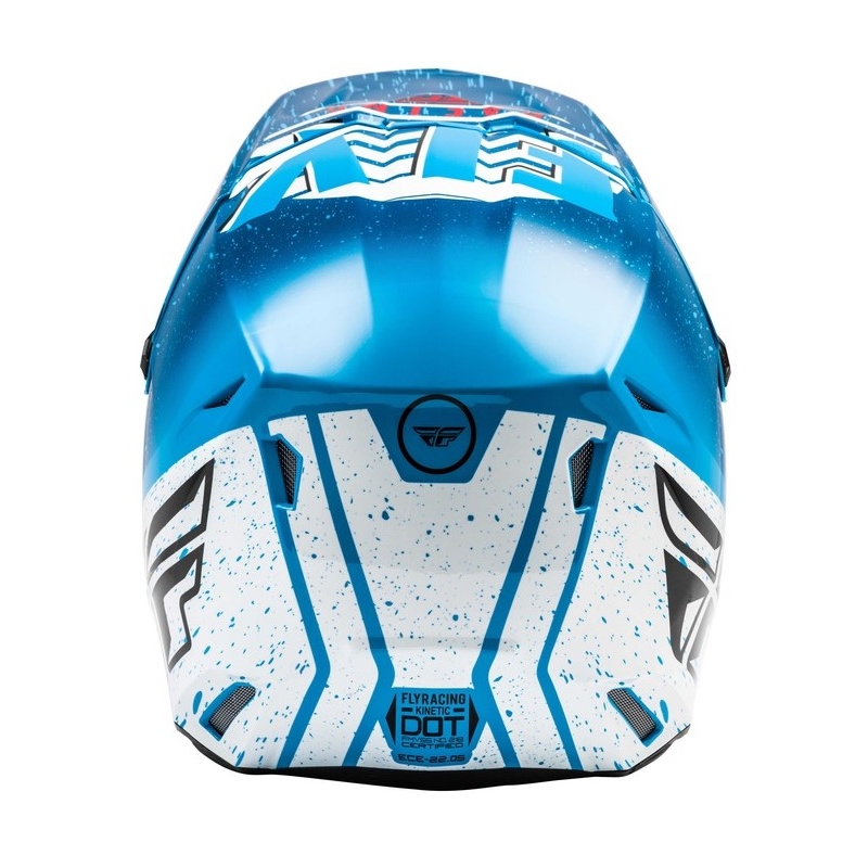 Motokrosová přilba FLY Racing Kinetic K120 modro-bílo-červená výprodej
