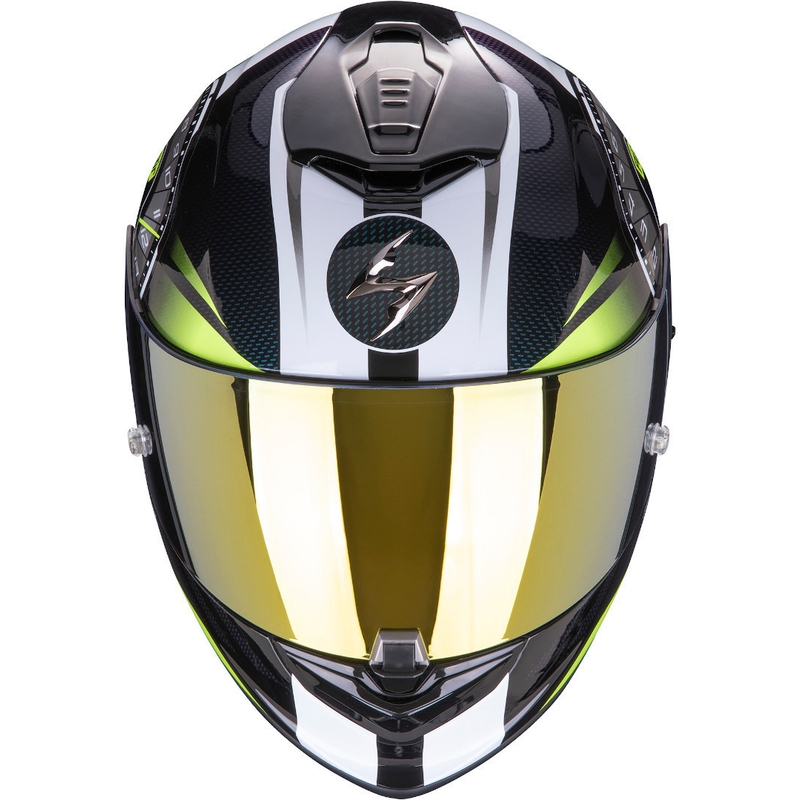 Integrální přilba Scorpion EXO-1400 Air Torque černo-fluo žlutá