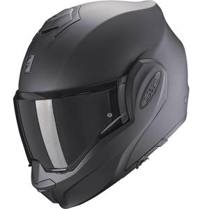 Scorpion EXO-TECH Lite Solid atlenkiamas motociklo šalmas, matinės juodos spalvos